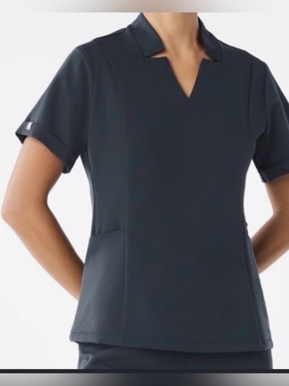 Figs Women’s Dark Harbor Inala Slim Scrub Top XS‎
